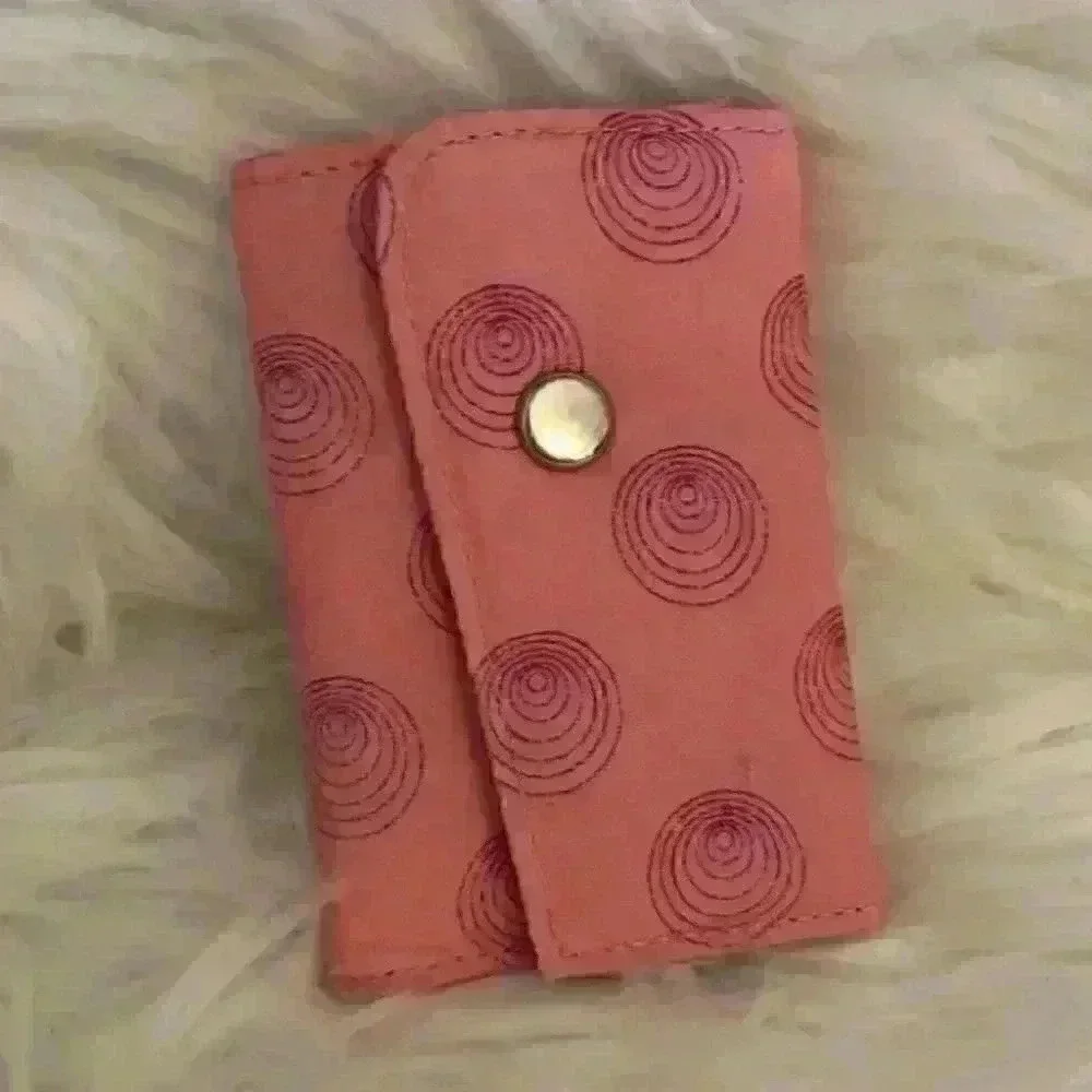 90s pink key wallet wrap